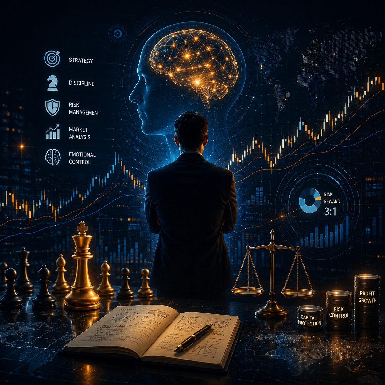 Live forex trading charts on laptop from the online forex trading classes
